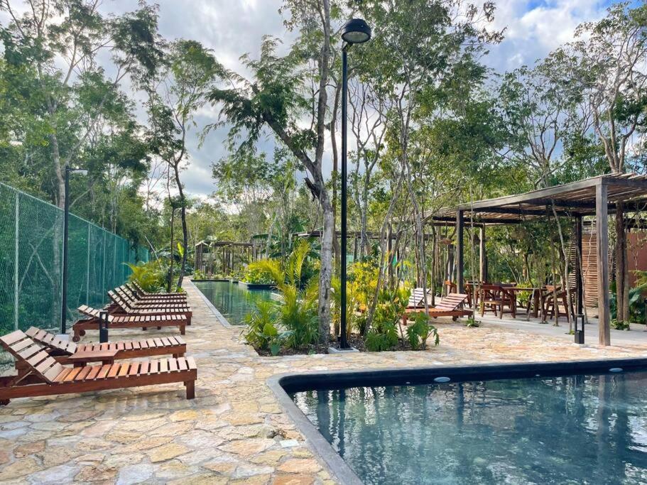 Aldea Savia By Andiani Travel Daire Tulum Dış mekan fotoğraf