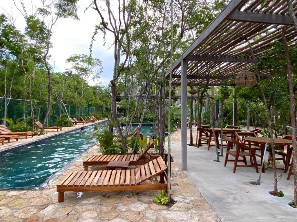 Aldea Savia By Andiani Travel Daire Tulum Dış mekan fotoğraf